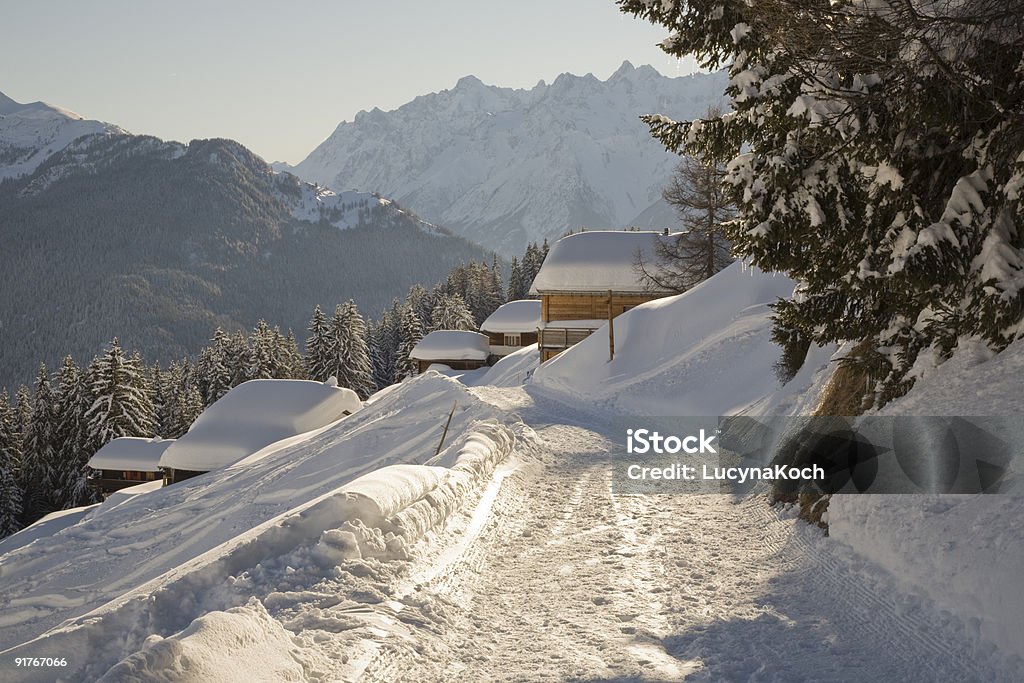 Wintersonne - Lizenzfrei Verbier Stock-Foto