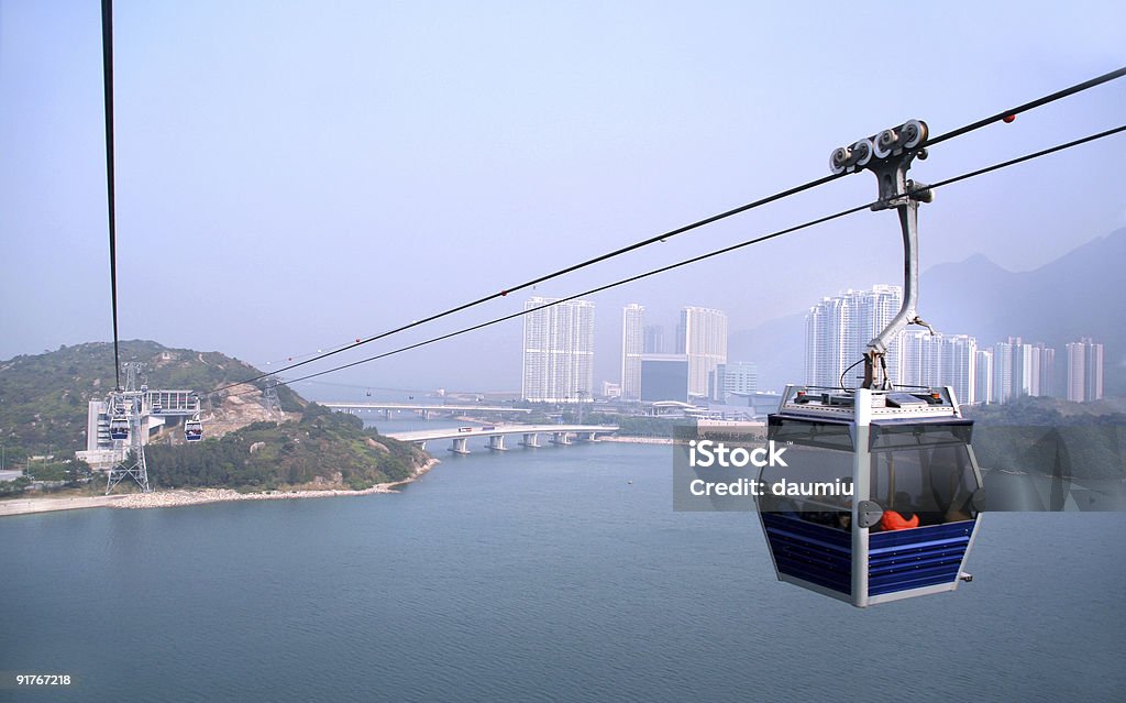 Tramwaj w Lautau Island, Hongkong. - Zbiór zdjęć royalty-free (Azja)