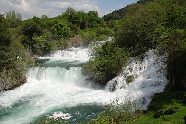 istock Krka waterfalls, Croatia 91767476