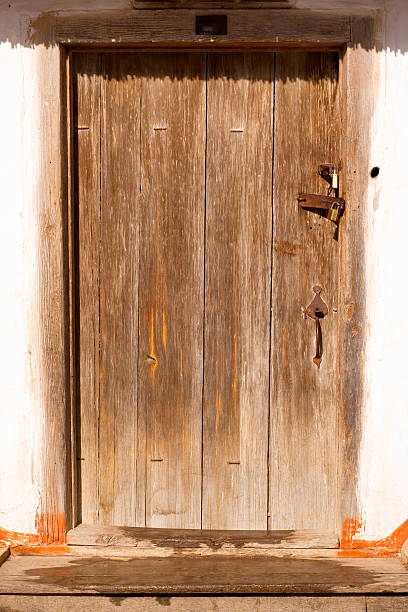 istock Old wooden door 91767825