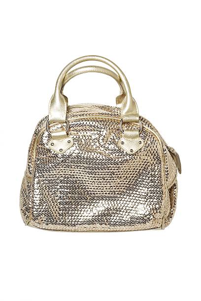 istock Golden women handbag 91767934