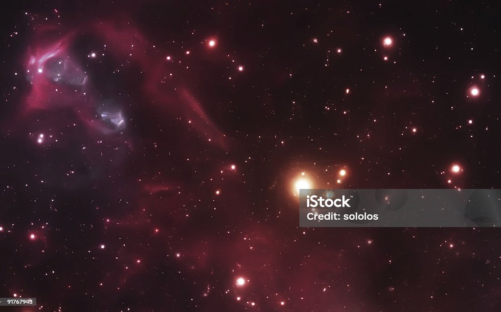 Deep space Hintergrund - Lizenzfrei Astronomie Stock-Foto