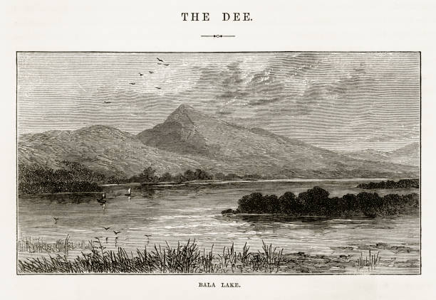 istock Bala Lake, in Gwynedd, Wales Landmarks Victorian Engraving, 1840 917684144