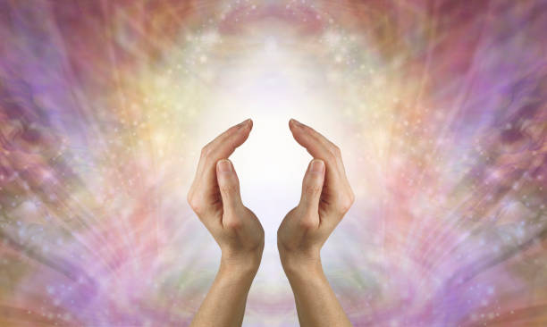 istock Focus on sending pure unconditional love healing energy 917684272