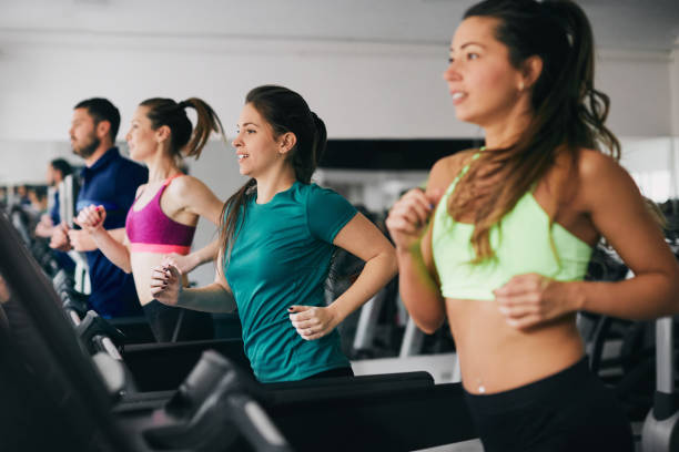 istock People working out in the gym. 917692448