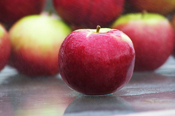 misty アップル - macintosh apples 写真 ストックフォトと画像