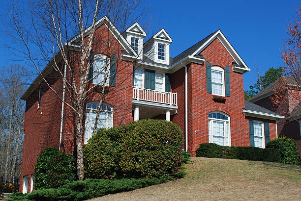 istock Suburban detached house 91769670