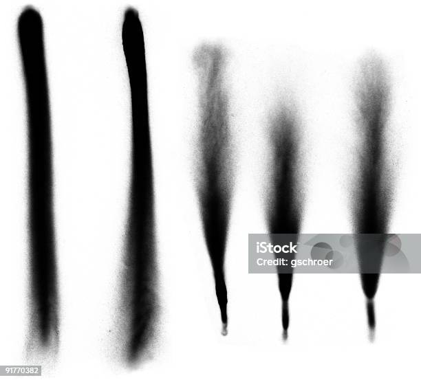 Брызги Окрашенный Обострений — стоковые фотографии и другие картинки Аэрозольная краска - Аэрозольная краска, В ряд, Линия