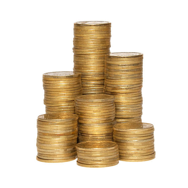 istock Column of golden coins 91770433