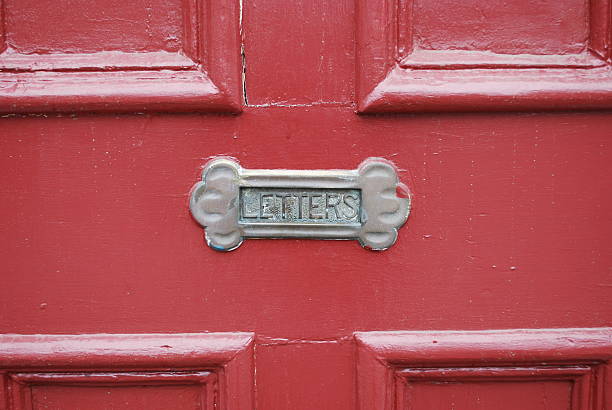 istock Letters - the vintage mail slot 91770597