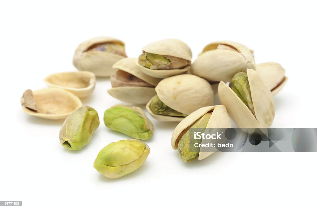 Куча из pistachios гаек - Стоковые фото Фисташка роялти-фри