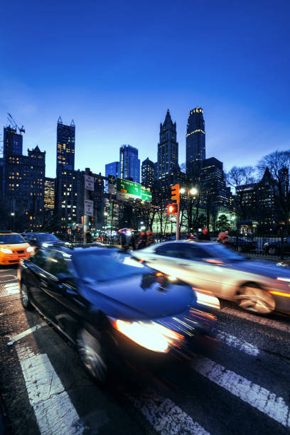 istock Manhattan NYC motion blurred at night 917716102