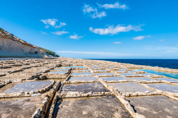 istock Salt pans near Qbajjar in Gozo, Malta. 917721936
