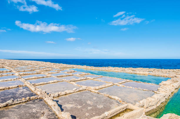 istock Salt pans near Qbajjar in Gozo, Malta. 917721956