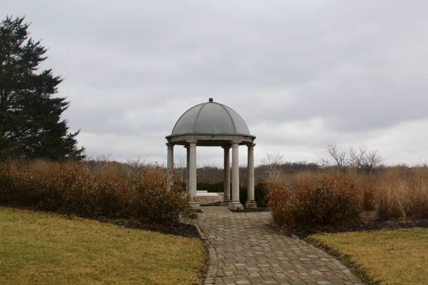 istock Cement Gazebo in Park 917722654