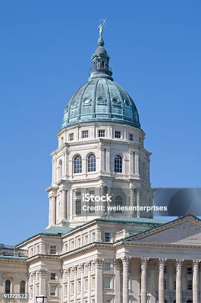 Kansas State Capitol Budynków - zdjęcia stockowe i więcej obrazów Stan Kansas - Stan Kansas, Topeka, Bez ludzi