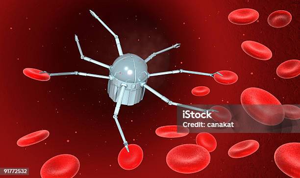 의료 나노기술드론 휴대용 혈액 세포 Xxxl 나노봇에 대한 스톡 사진 및 기타 이미지 - 나노봇, 혈류-인간의 피, 로봇