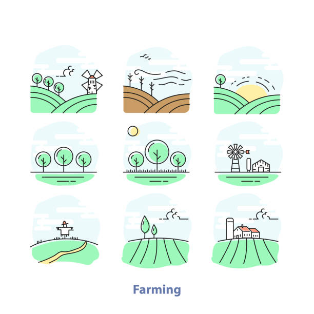 Farm Rows Svg 230+ Farm Rows Tractor Stock Illustrations, Royalty-Free Vector ...