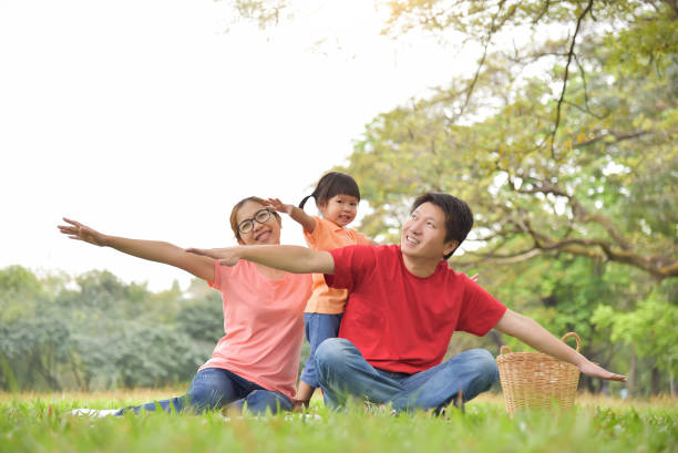 istock Happy Asian family having fun. 917735334