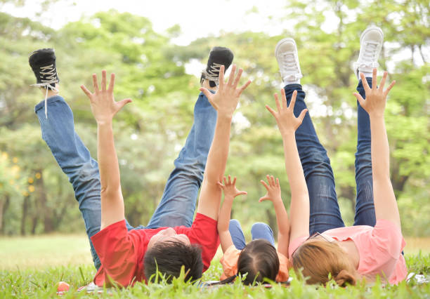 istock Happy Asian family having fun. 917735338