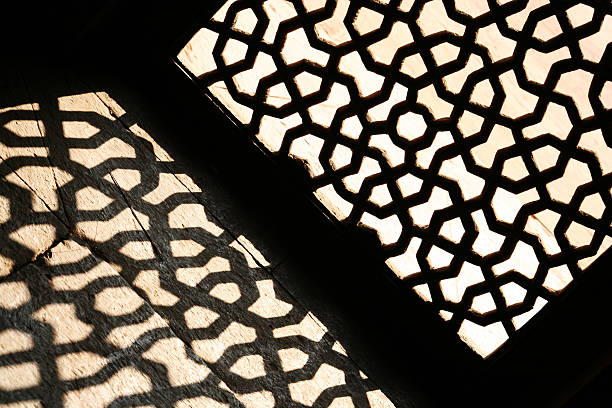 istock Shadow of a window - Humayun Tomb 91773595