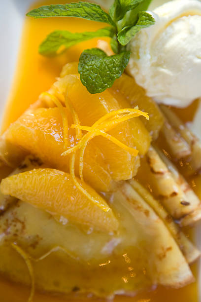 istock Citrus pancakes and ice cream 91773667