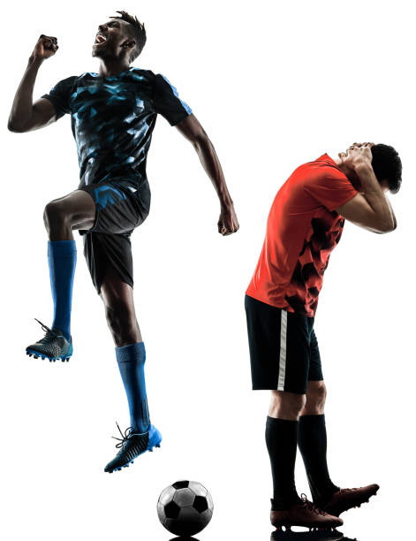 istock soccer players men isolated silhouette white background 917738078