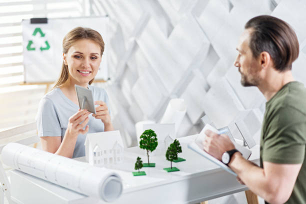 istock Exuberant environmentalist working on a new project with her colleague 917738830