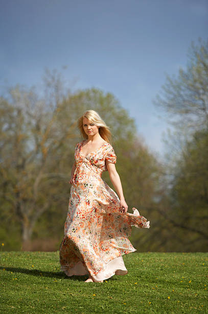 istock Young woman on meadow 91774064