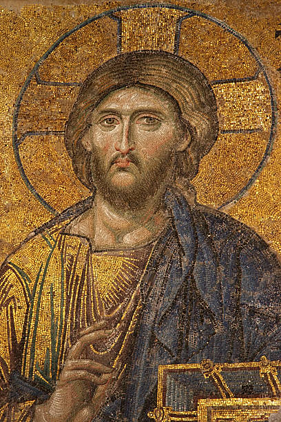 istock Mosaic of Jesus Christ at Hagia Sofia 91774138