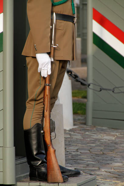 istock Guard at the Royal Palace in Budapest, Hungary 917742504