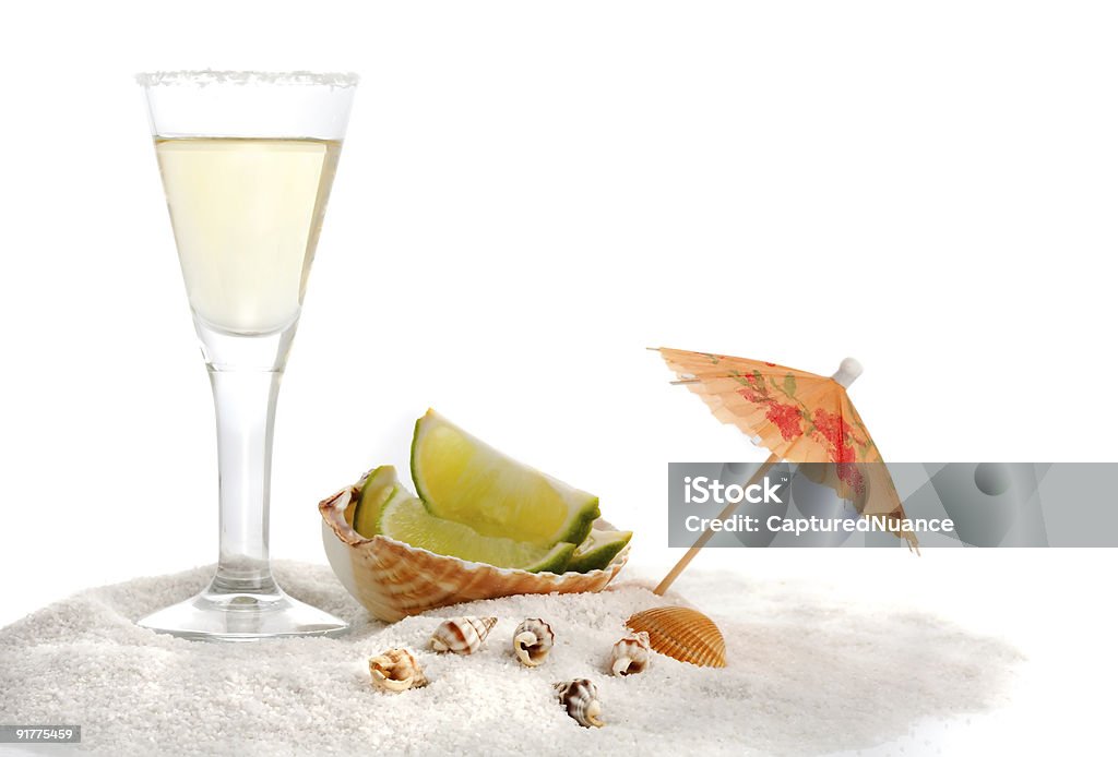 Tequila "été - Photo de Fond blanc libre de droits