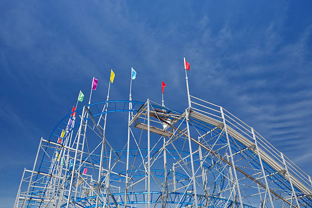 Small Roller Coaster stock photo