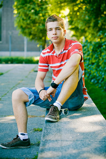 istock Portrait of a content young guy 91776029