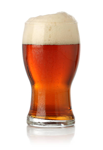 istock Glass of beer on a white background 91776108