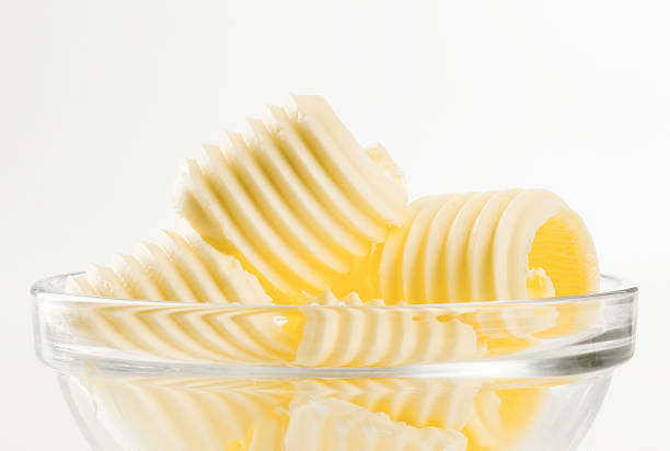 istock Butter curls in a glass bowl 91776159