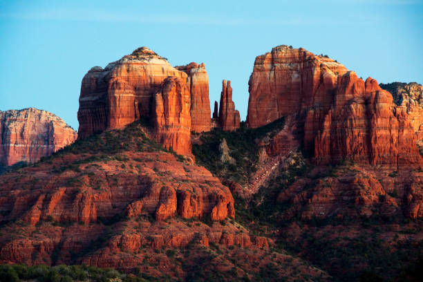 Cathedral Rock near Sedona, Arizona stock photo