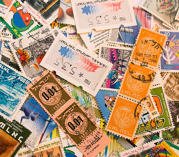 istock Collection of Israel postage stamps 91776426