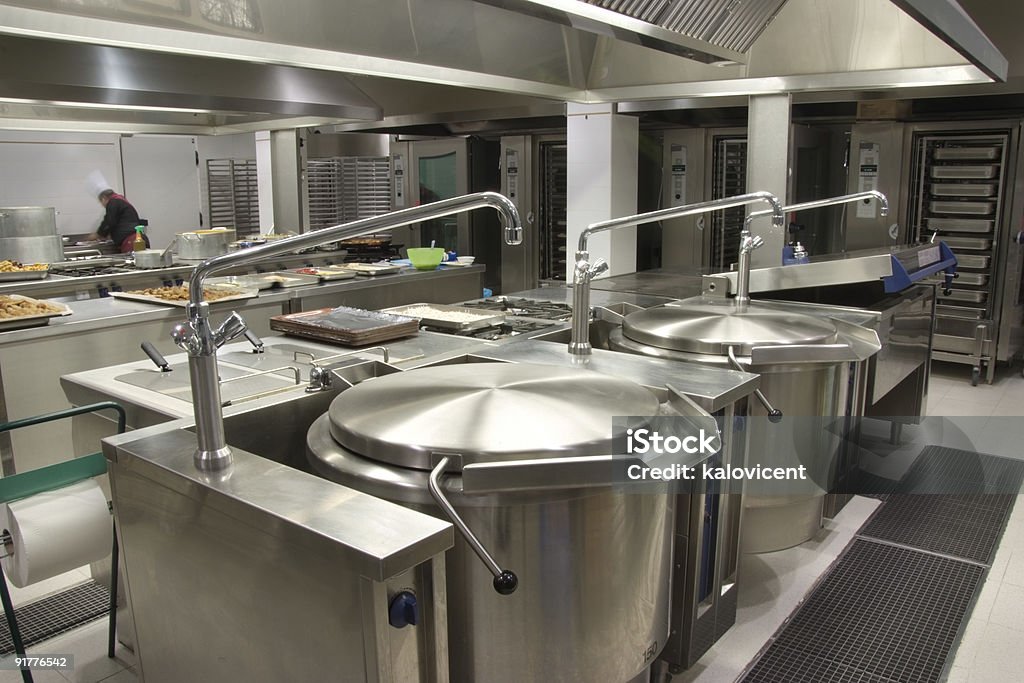 Cocina de Catering - Foto de stock de Acero inoxidable libre de derechos