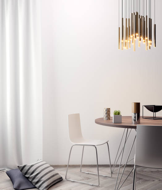 istock Mockup Poster in the interior, 3D illustration of a modern design 917766376