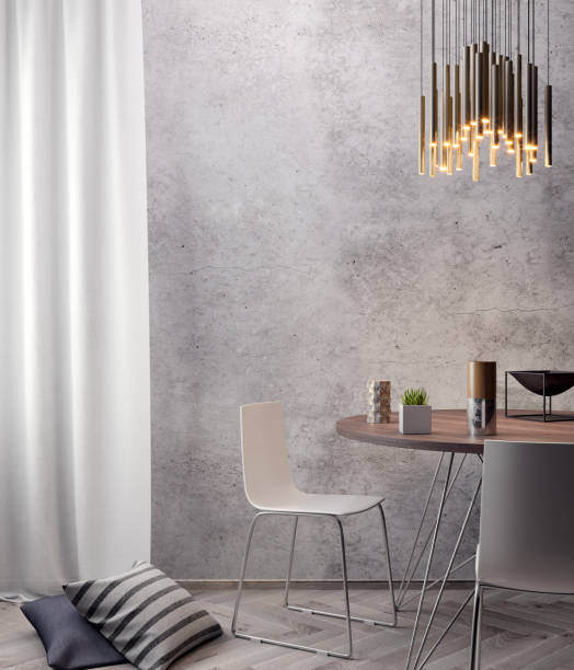 istock Mockup Poster in the interior, 3D illustration of a modern design 917767010