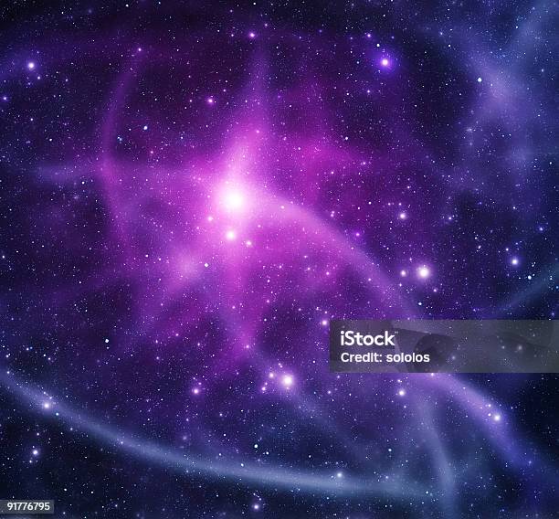 Espaço De Estrelas - Fotografias de stock e mais imagens de Astronomia - Astronomia, Azul, Campo de estrelas