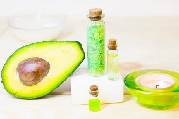 istock Avocado oil skin concept 917771330