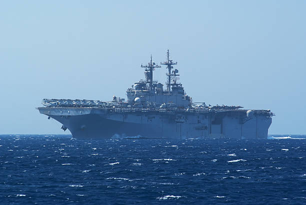 istock Aircraft and helicopter carrier 91777718