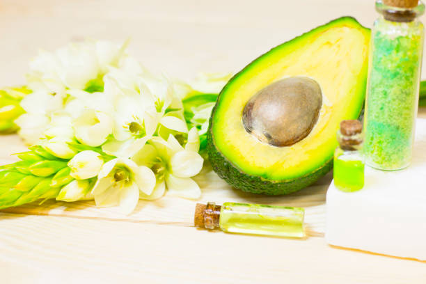 istock Avocado oil skin concept 917777262