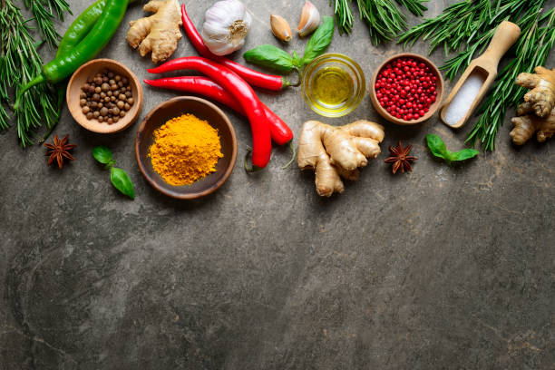 istock Spices, herbs and various other culinary ingredients background 917777578