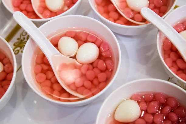 istock Chinese sweets dumpling from sticky rice, in syrup for serve wedding 917778196