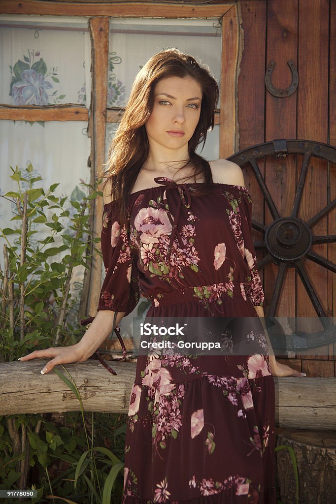 Rural girl  Adult Stock Photo