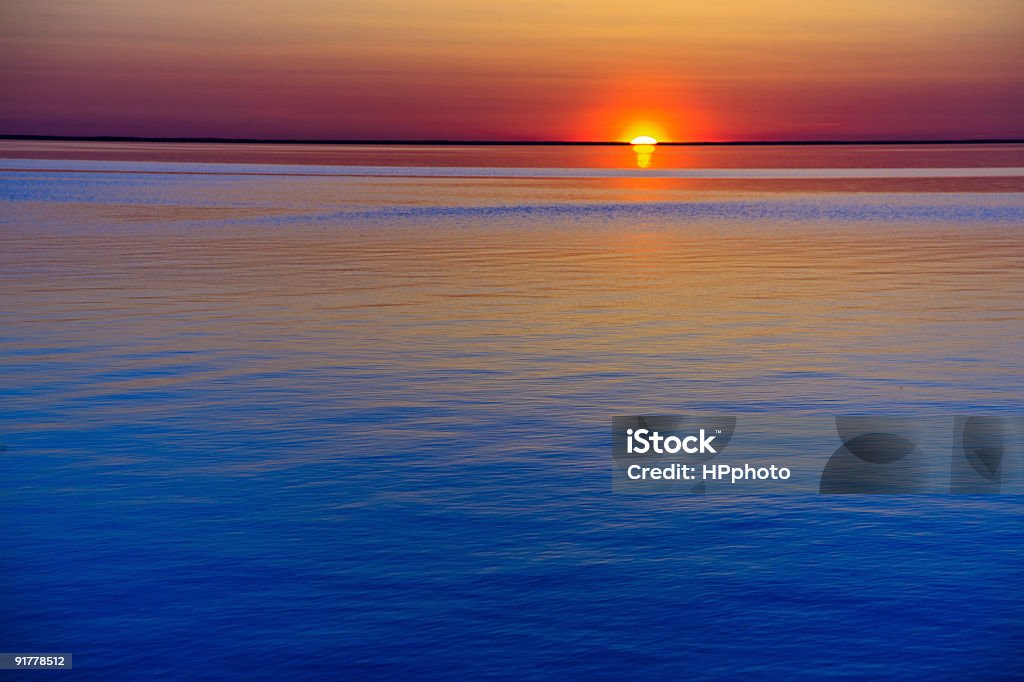 Lebendige Sonnenuntergang - Lizenzfrei Bunt - Farbton Stock-Foto