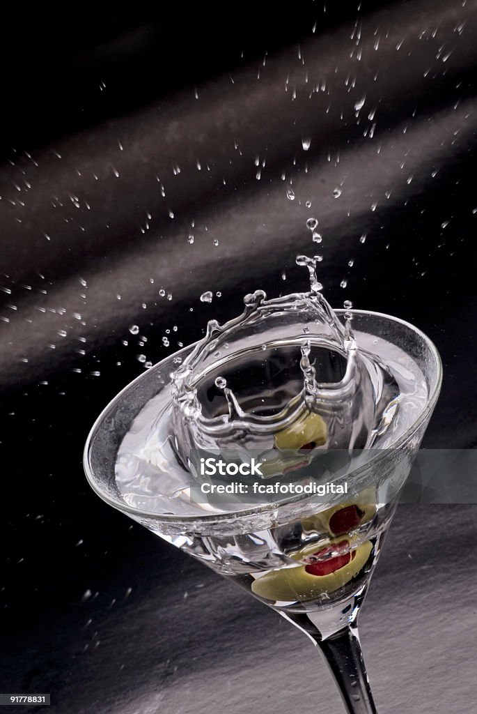 Splash da Martini - Foto stock royalty-free di Alchol